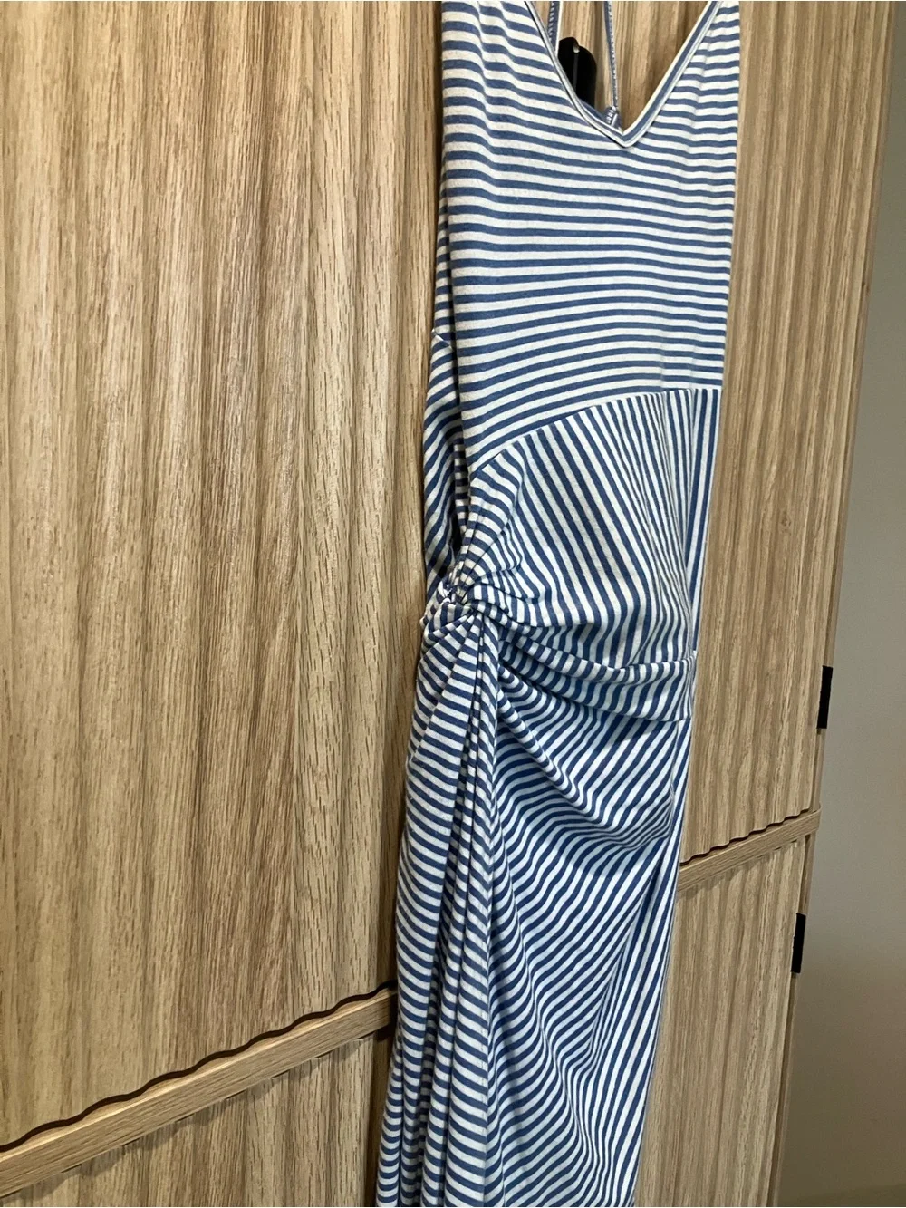 Abercrombie Twisted Stripe Halter Dress